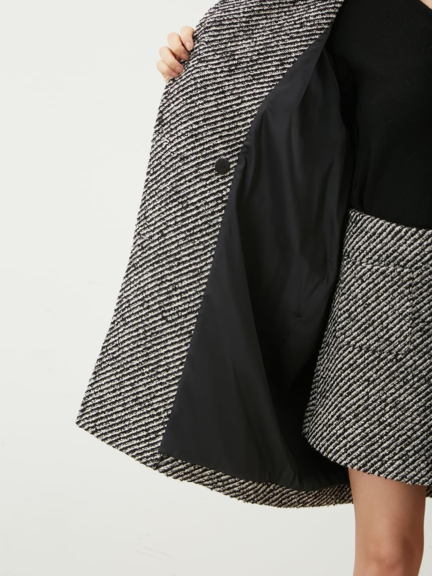 ミラオーウェン] ミックスカラーミディステンカラーコート 09WFC245101